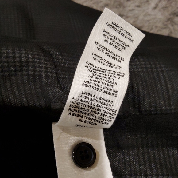 Avec Les Filles, Sequin Plaid Shirt Jacket. Size XL, NWT. - Picture 10 of 16